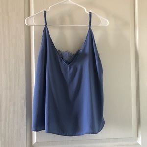 Free People lace inset camisole